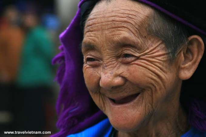 Old tribe women in Ha Giang