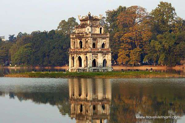 Turtle Tower - a symbol of Hanoi