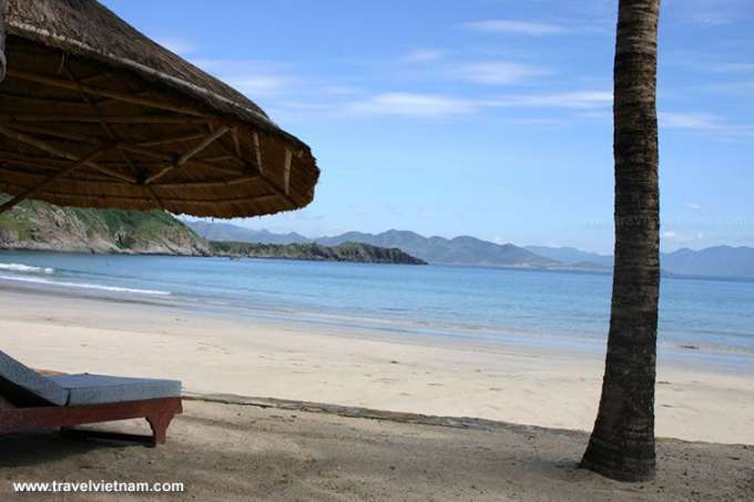 Nha Trang beach on a sunny day