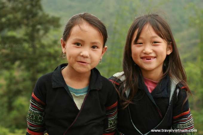 Adorable children with innocent smile