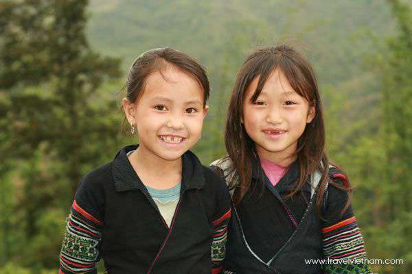 Adorable children in ethnic costumes