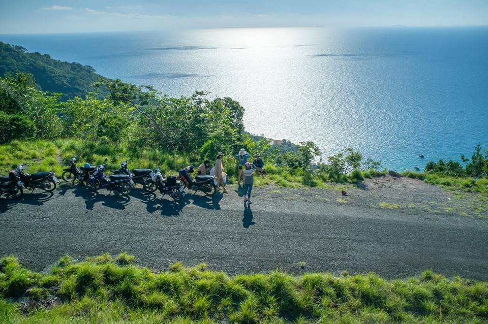 Getting around Nam Du by motorbikes motorbike on nam du