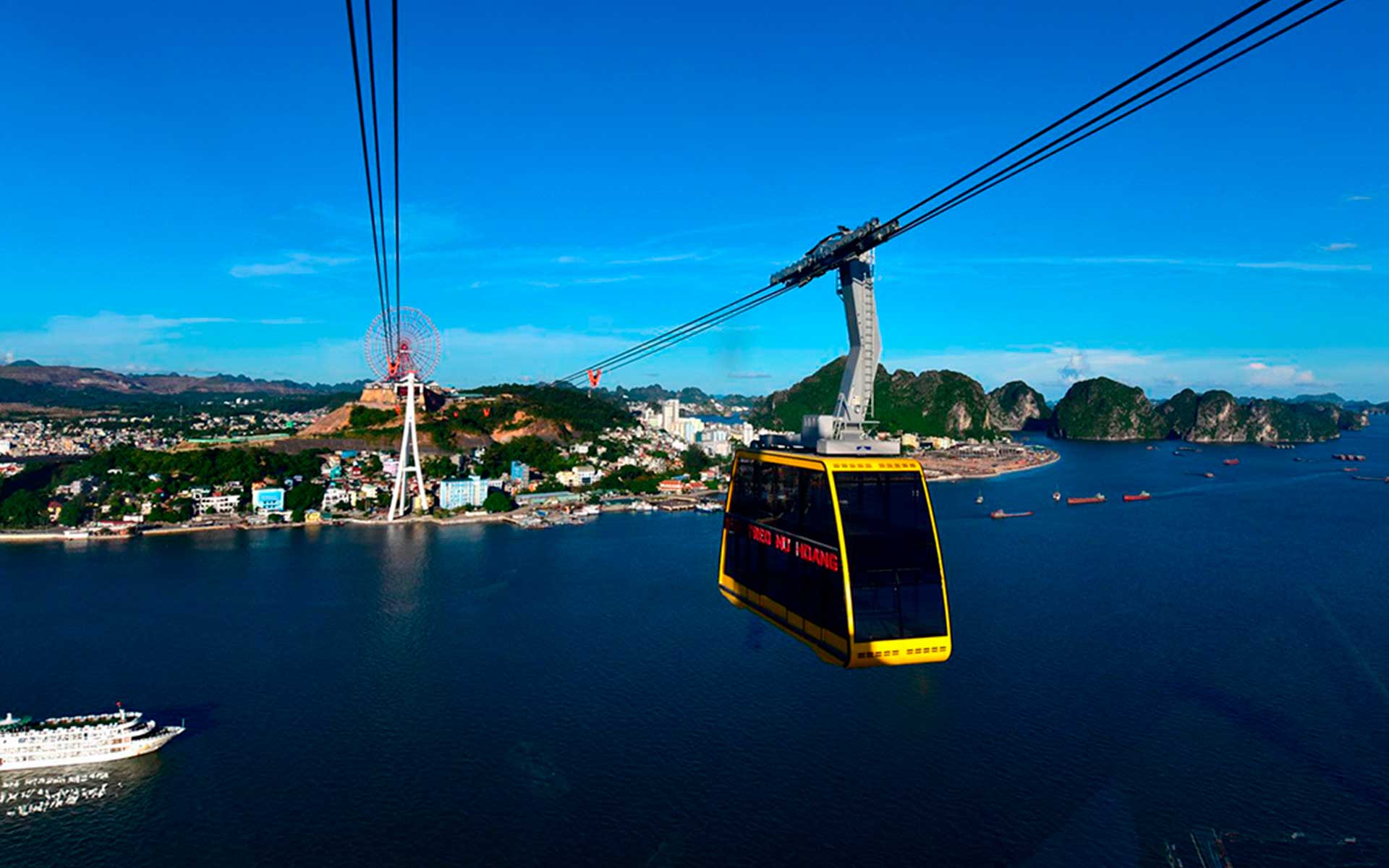 get best photos in halong cable car