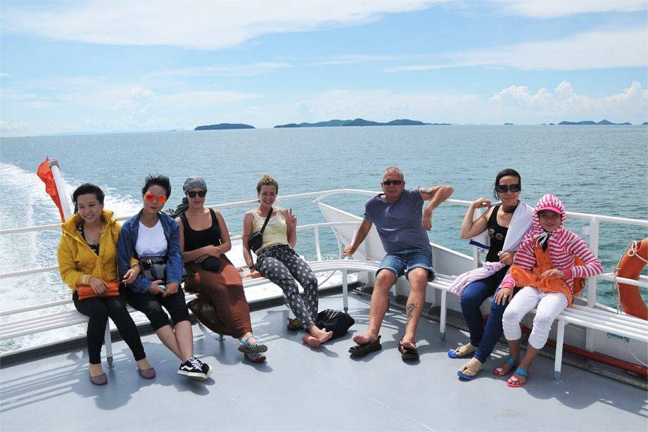 Passengers on Superdong speedboat to Con Dao from Soc Trang