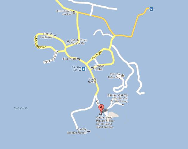 Catba-Island-Resort-Spa-Location
