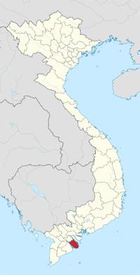 Tra Vinh Vietnam Map