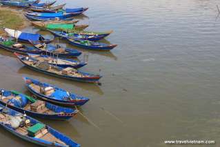 Fishing boats on the sea