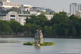 Turtle Tower - a symbol of Hanoi