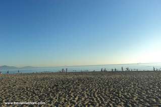 A beautiful beach in Hoi An