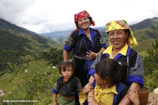 H'Mong people in Mu Cang Chai