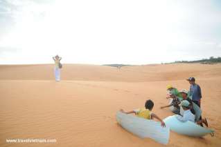 Sand dune on Mui Ne beach