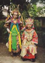 An actor and actress in Hanoi