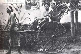 Rickshaw in the Old Saigon