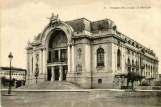 Saigon Opera House in the past
