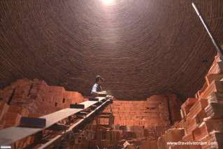 Brick factory in Vinh Long