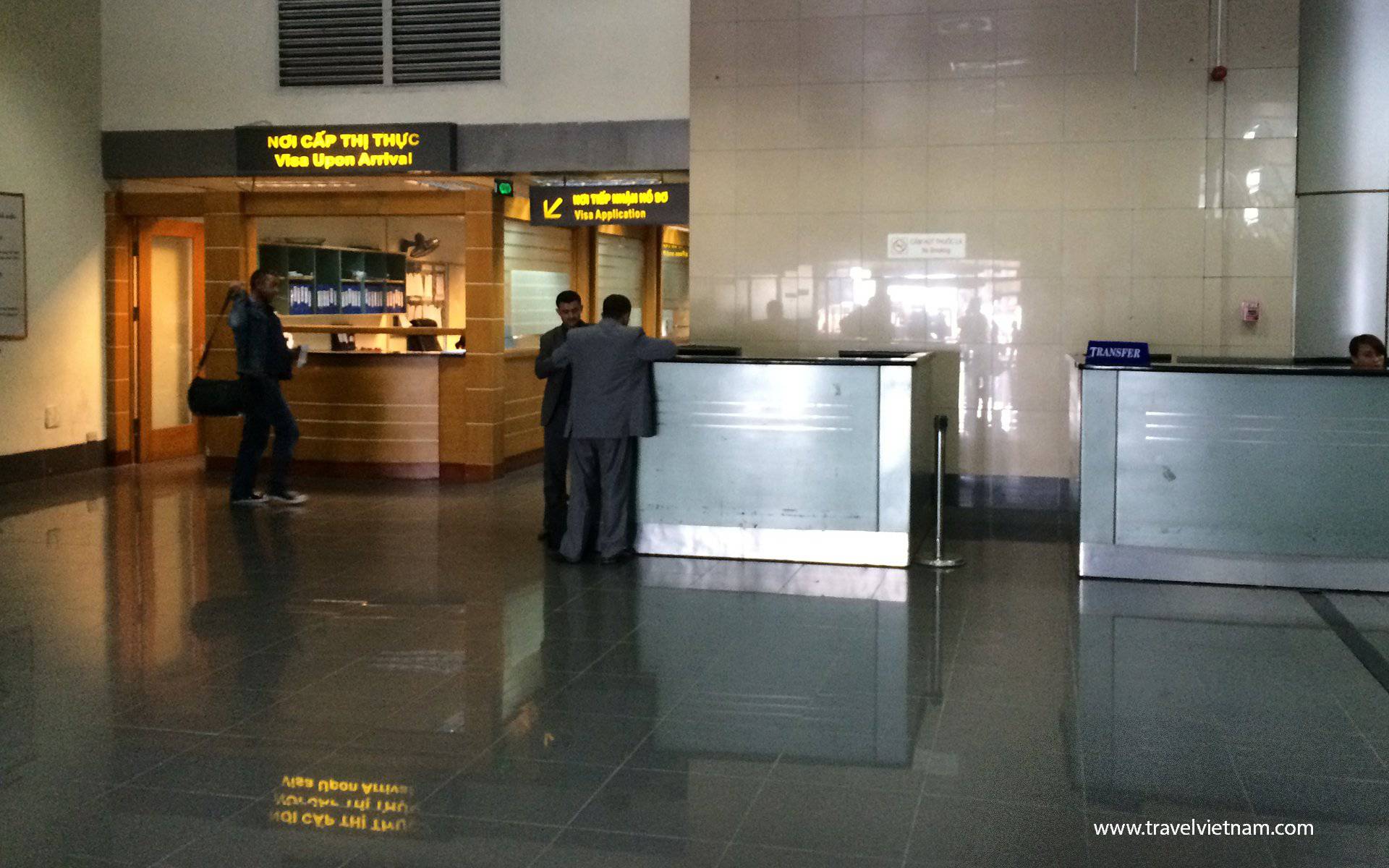Visa On Arrival Desk at Noi Bai Airport