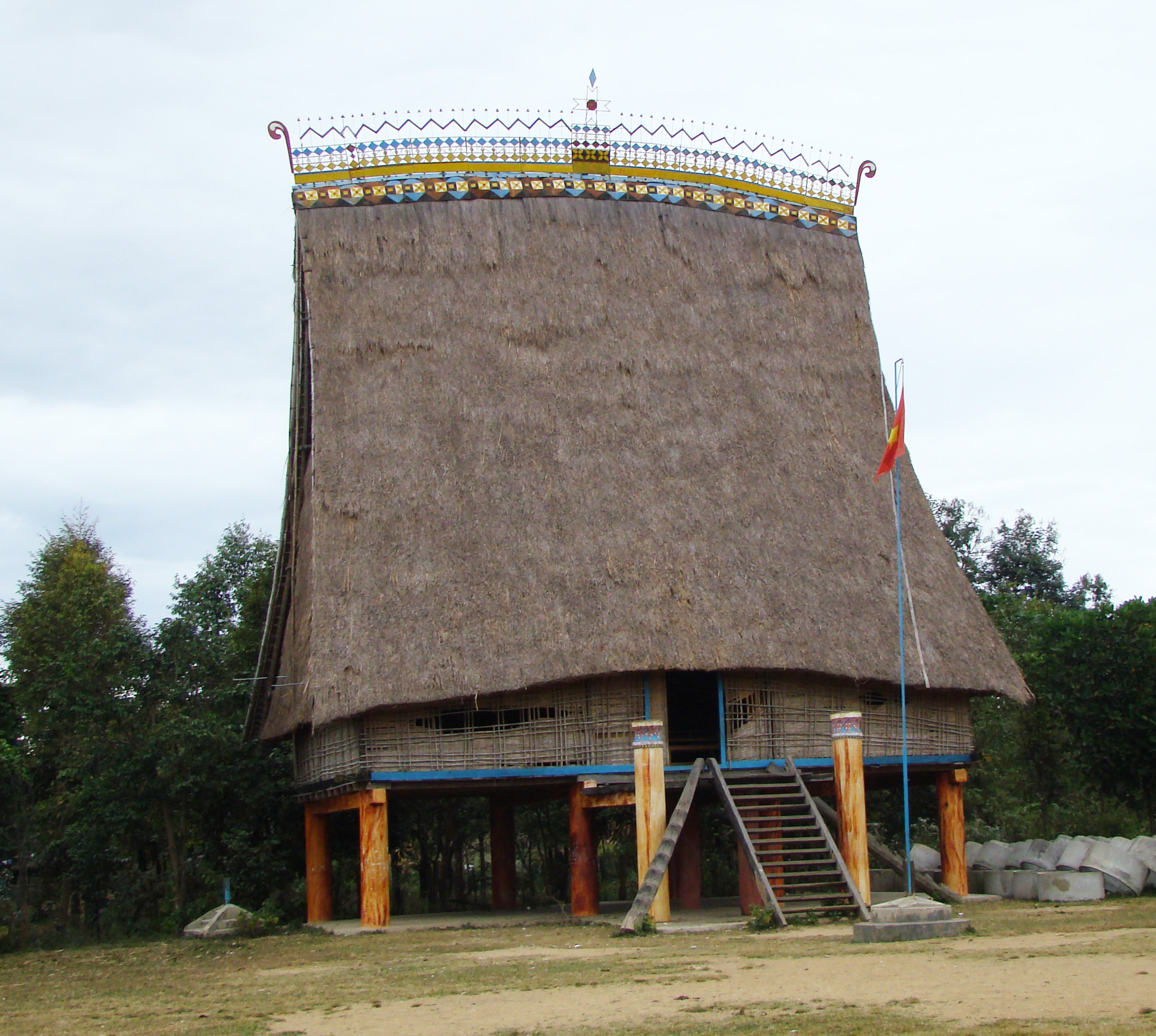 A Banar's Rong house in Pleiku