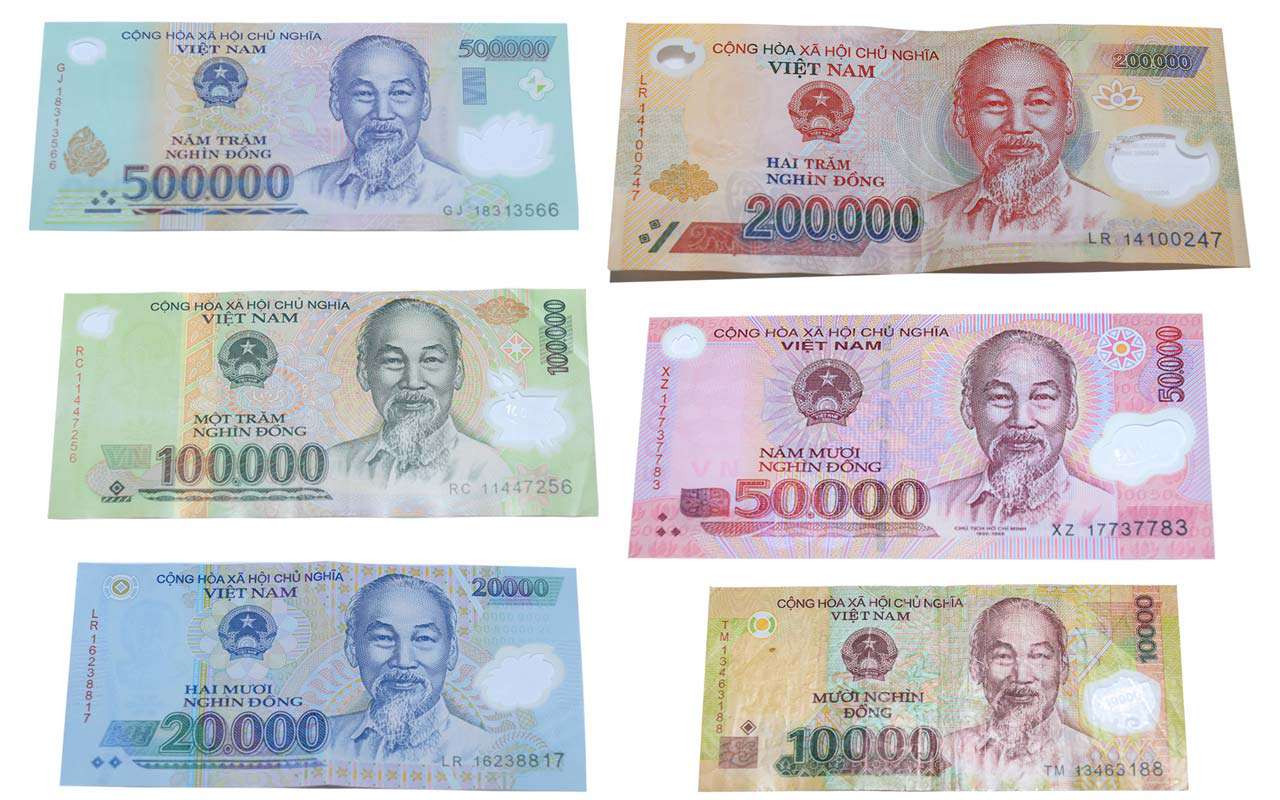 Vietnamese currency.