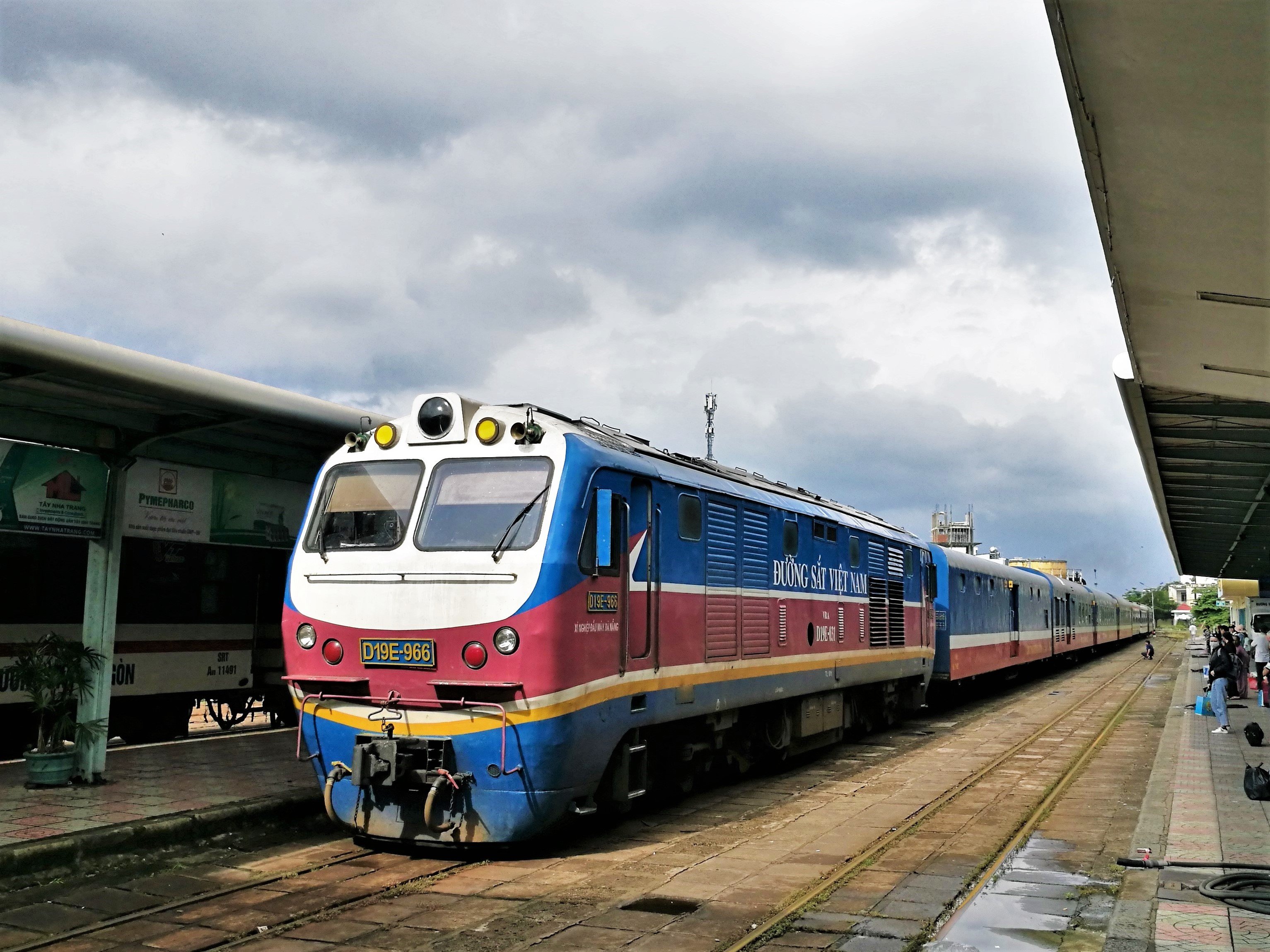 A train in Vietnam.