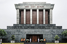 The Ho Chi Minh Mausoleum in Hanoi, Vietnam