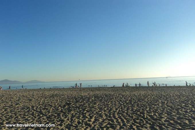 A beautiful beach in Hoi An